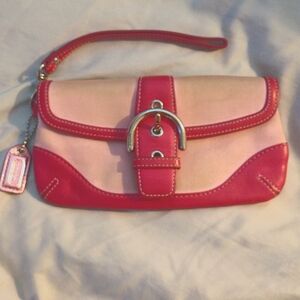 Vintage Coach wristlet